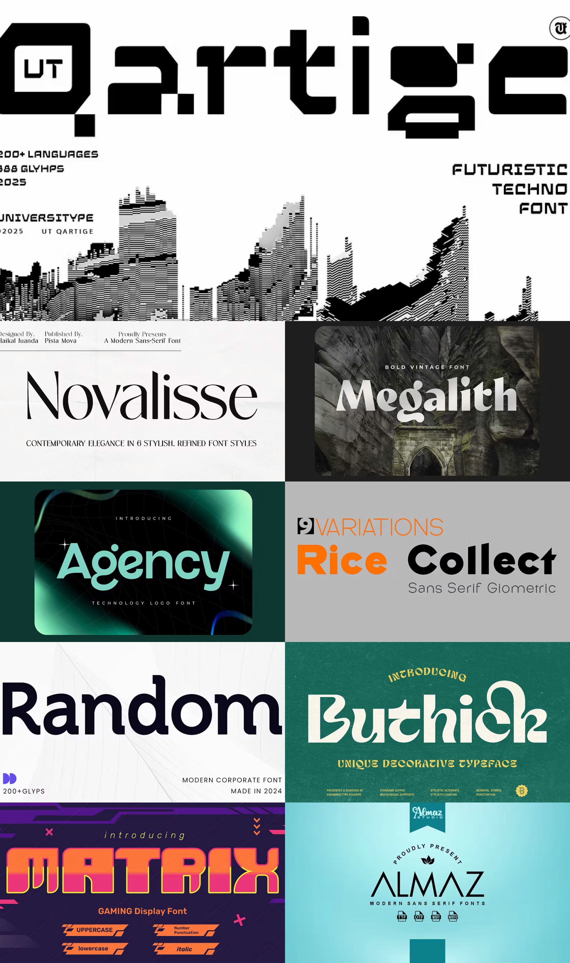 Sans Serif fonts for June 11th