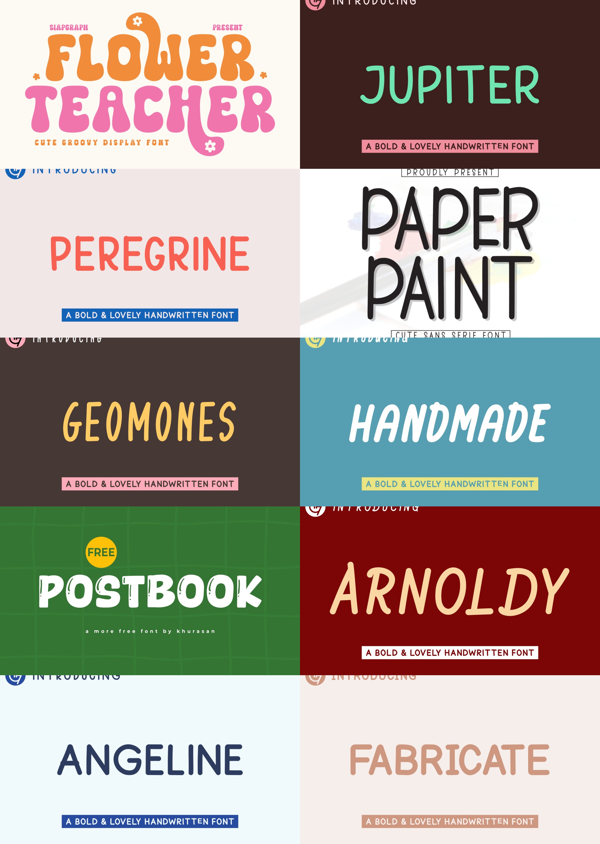 Free Fonts Friday July 4th