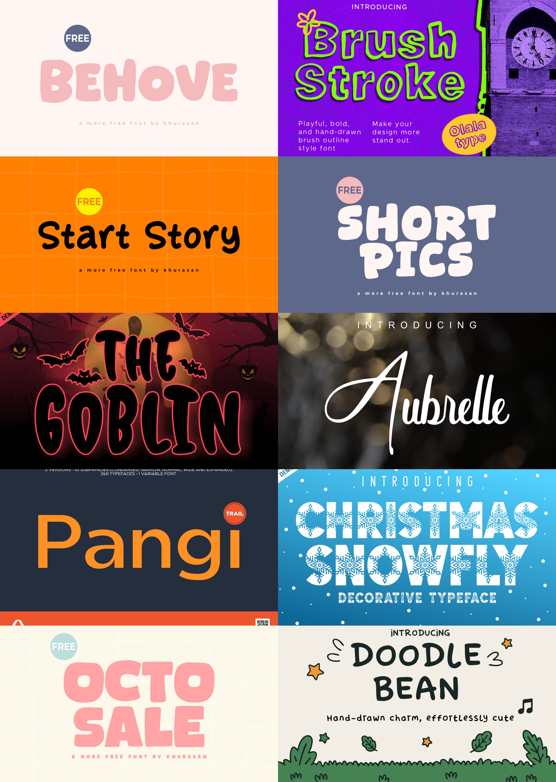 Free Fonts Friday October 24th