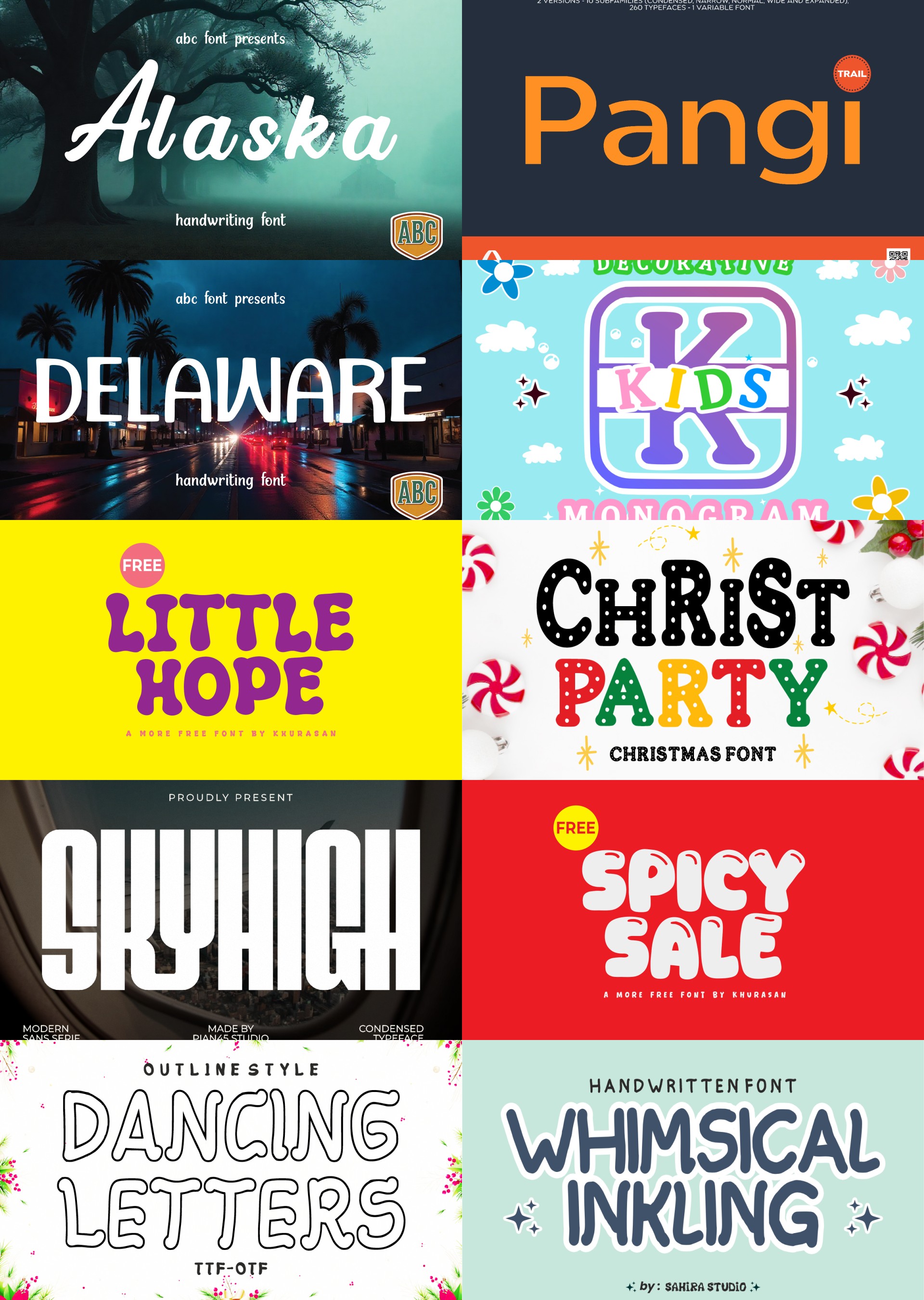 Free Fonts Friday December 5th