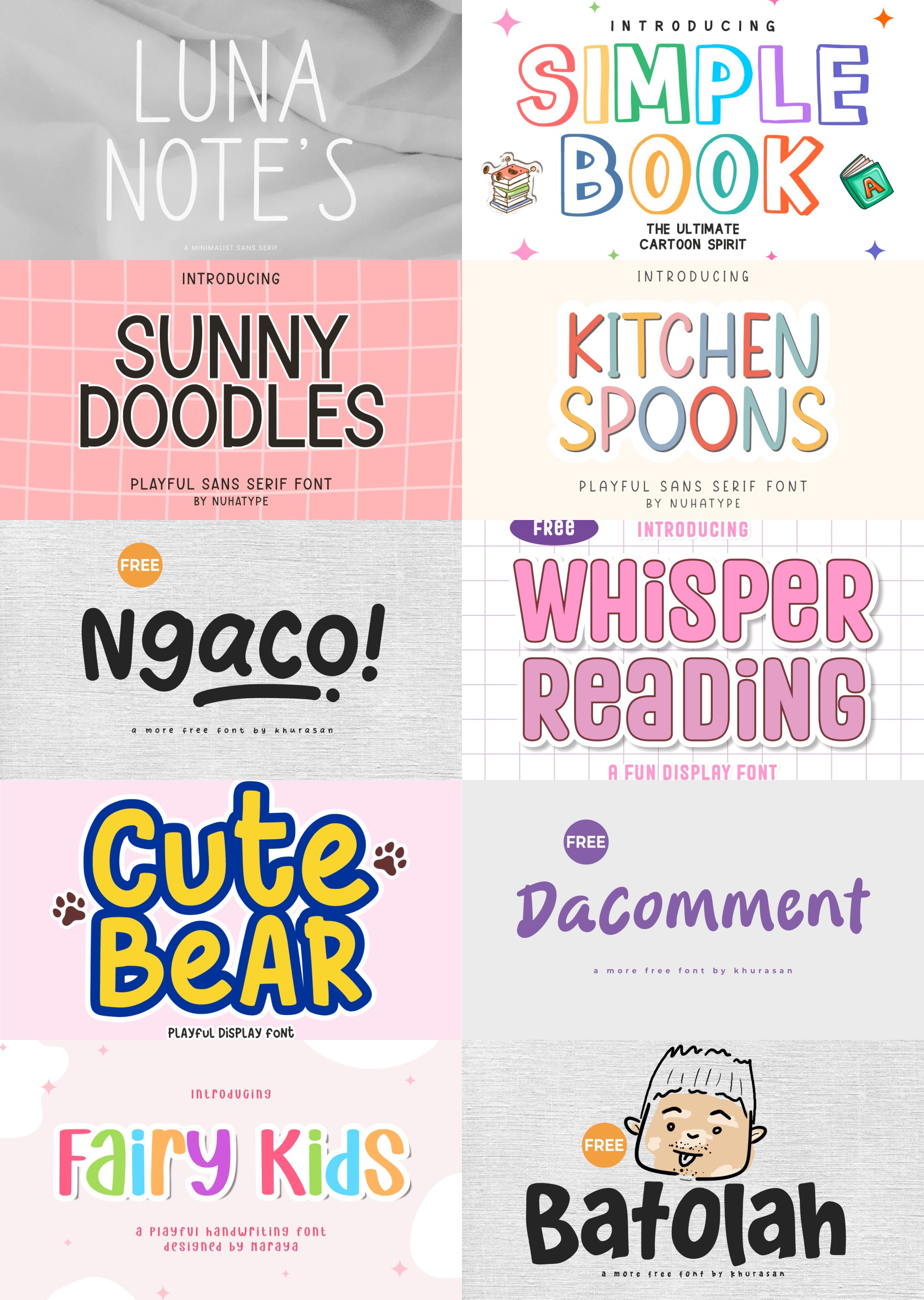 Free Fonts Friday June 26th