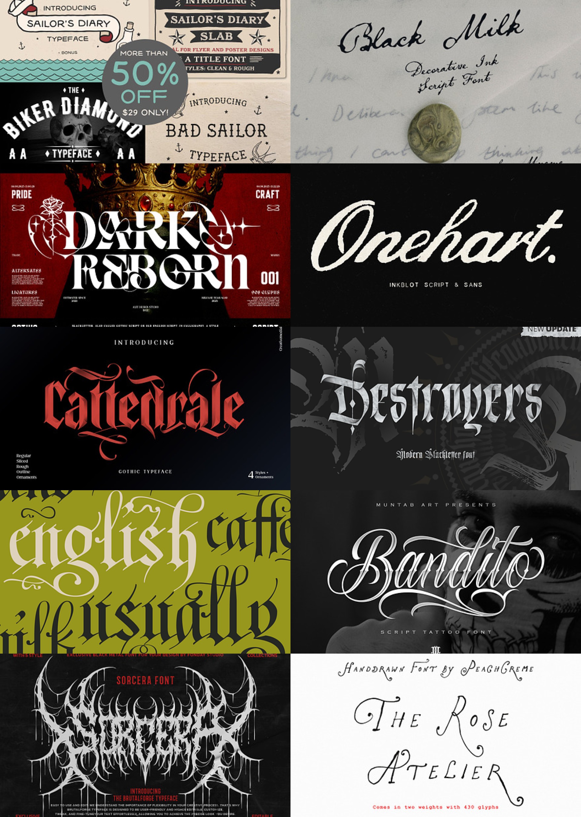 Tattoo fonts for August 17th