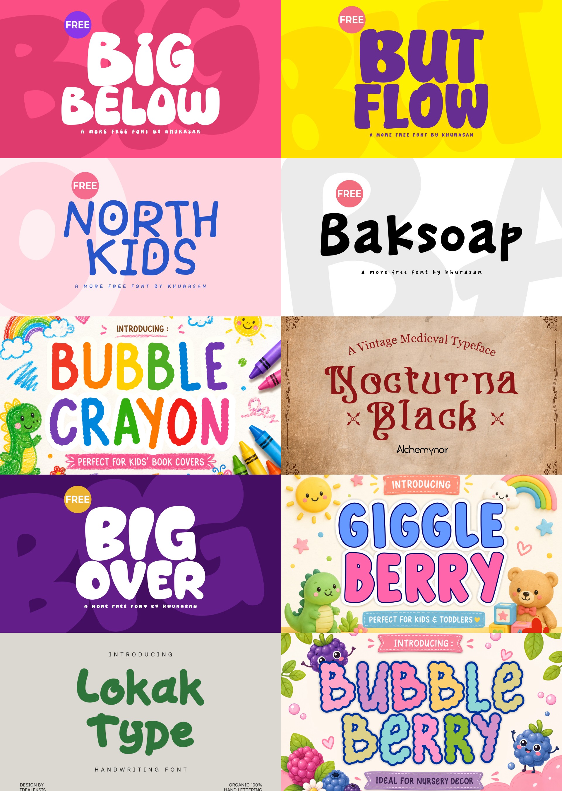 Free Fonts Friday August 7th