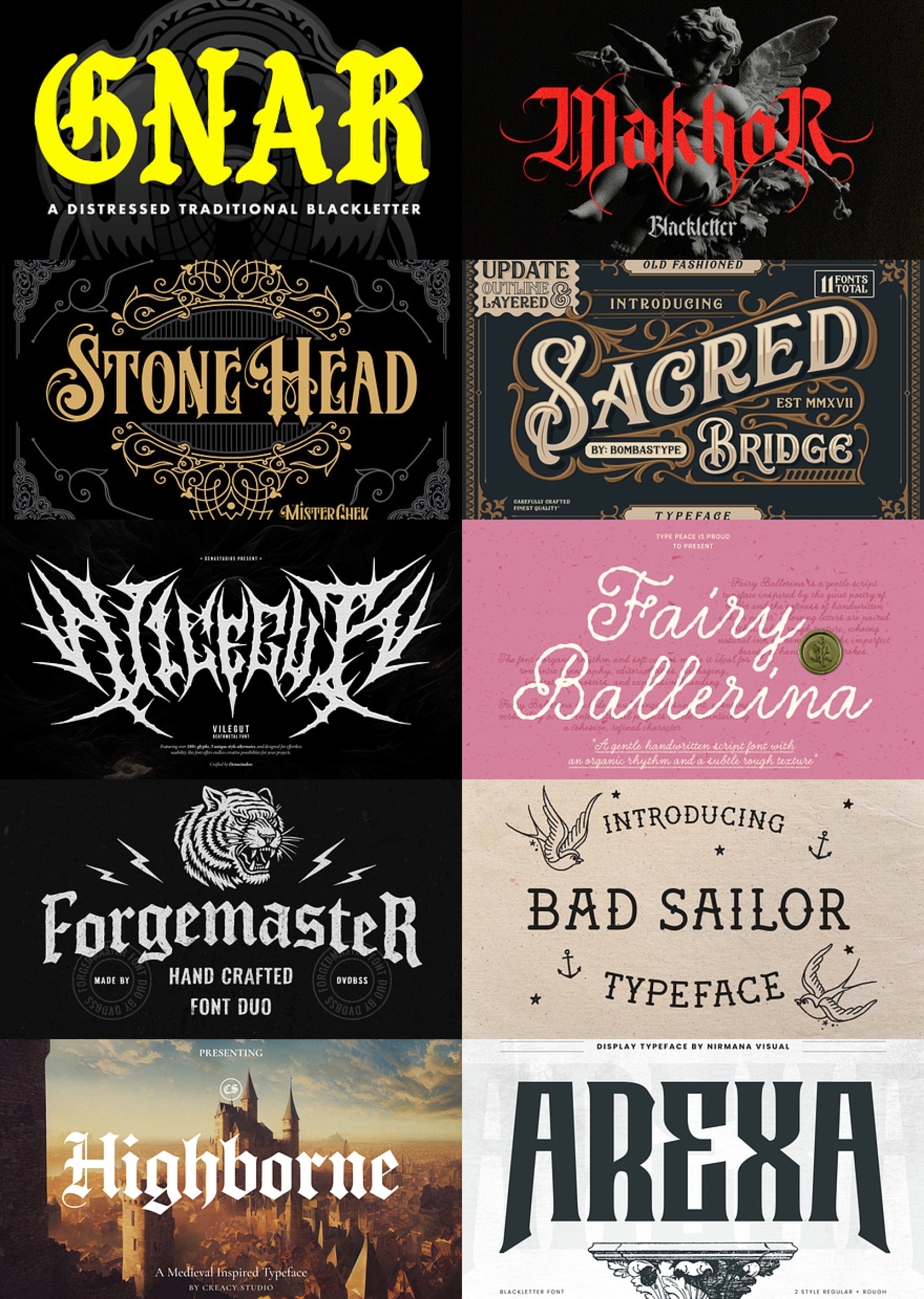 Tattoo fonts for August 26th