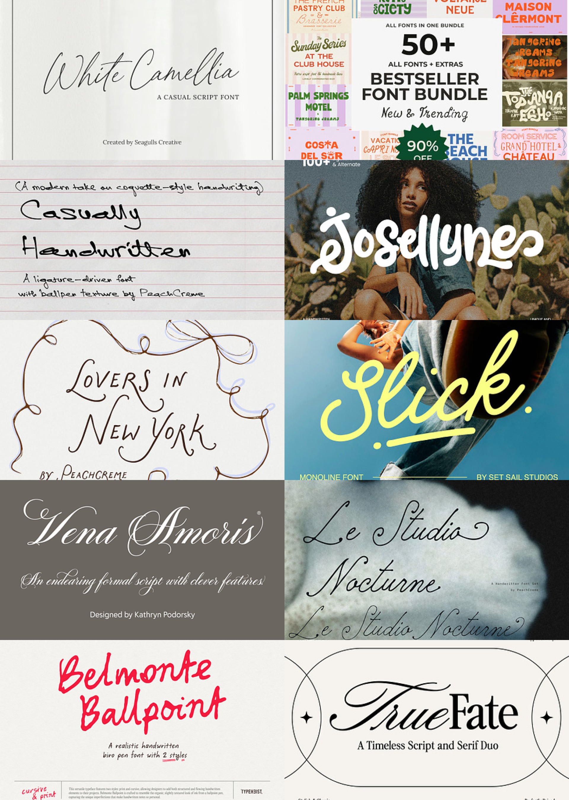 Cursive fonts for September 16th