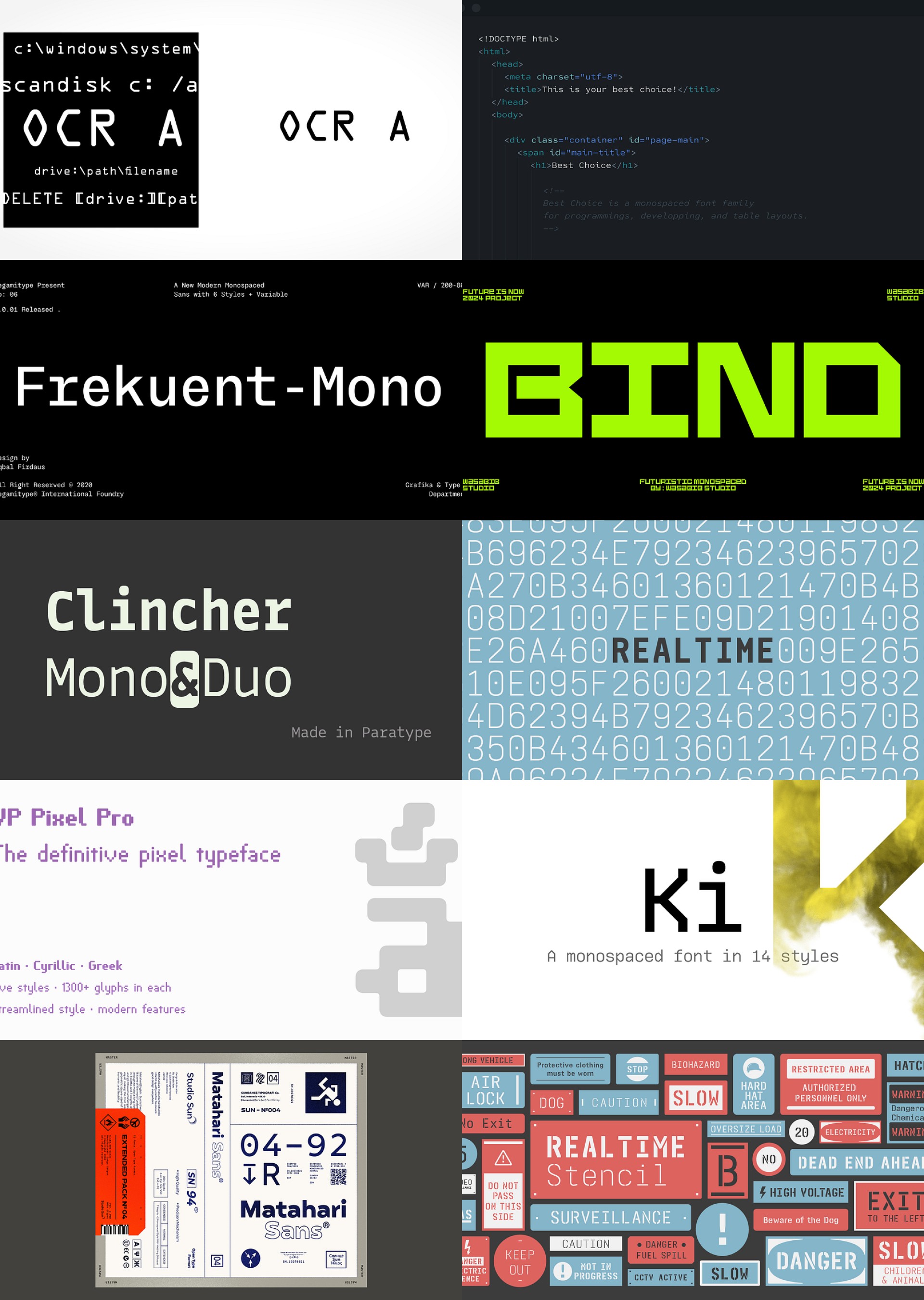 Programming fonts for September 30th