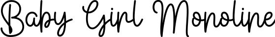 Baby Girl Monoline