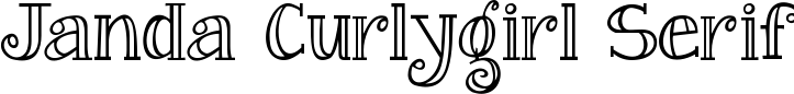 Janda Curlygirl Serif