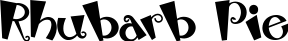 Rhubarb Pie
