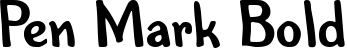 Pen Mark Bold