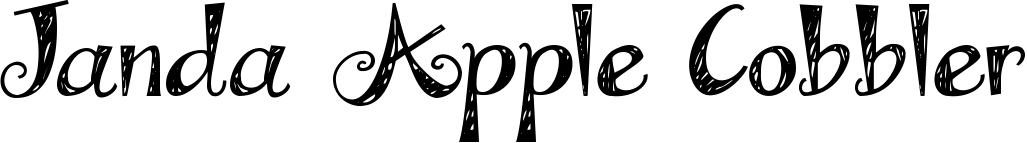 Janda Apple Cobbler title