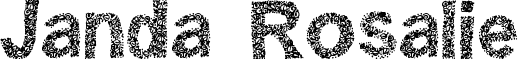 Janda Rosalie font sample