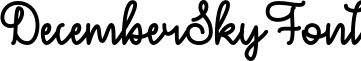 DecemberSkyFont