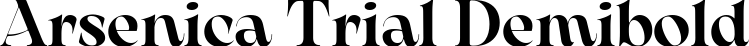 Arsenica Trial Demibold