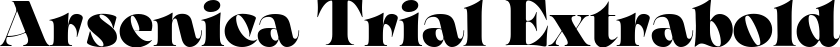 Arsenica Trial Extrabold
