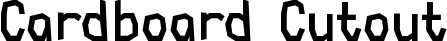 Cardboard Cutout