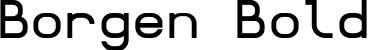Borgen Bold