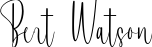 Bert Watson