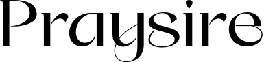 Praysire font sample