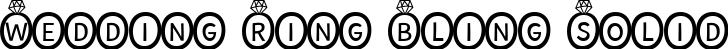 Wedding Ring Bling Solid