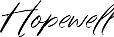 Hopewell font sample