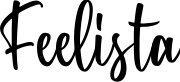 Feelista font sample