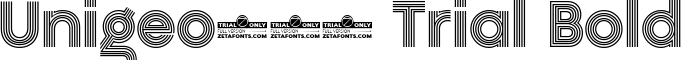 Unigeo128 Trial Bold