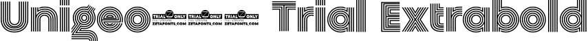 Unigeo128 Trial Extrabold