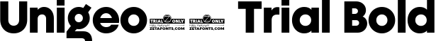 Unigeo64 Trial Bold