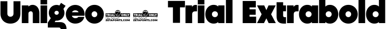 Unigeo64 Trial Extrabold