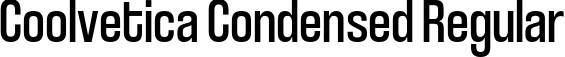 Coolvetica Condensed Regular