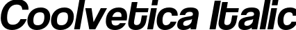 Coolvetica Italic