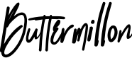 Buttermillon font sample