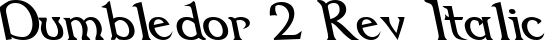 Dumbledor 2 Rev Italic