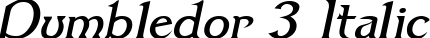 Dumbledor 3 Italic
