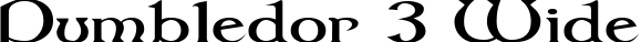 Dumbledor 3 Wide