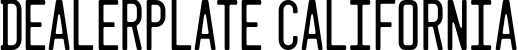 Dealerplate California
