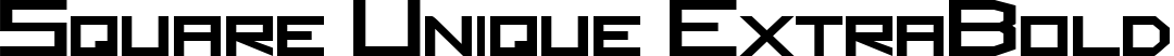 Square Unique ExtraBold