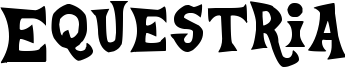 Equestria font sample