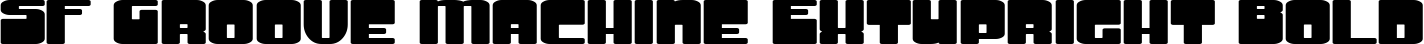 SF Groove Machine ExtUpright Bold