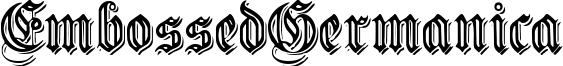 EmbossedGermanica