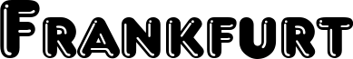 Frankfurt font sample