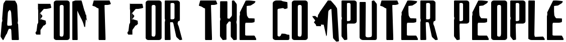 A Font For The Computer People title