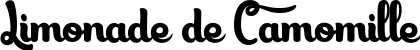 Limonade de Camomille