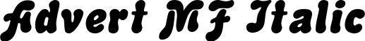 Advert MF Italic