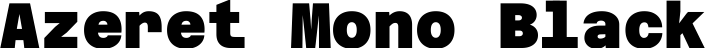 Azeret Mono Black