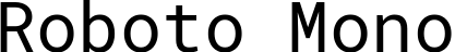 Roboto Mono