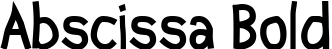 Abscissa Bold