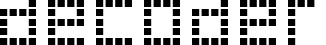 Decoder font sample