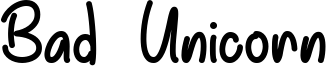 Bad Unicorn title